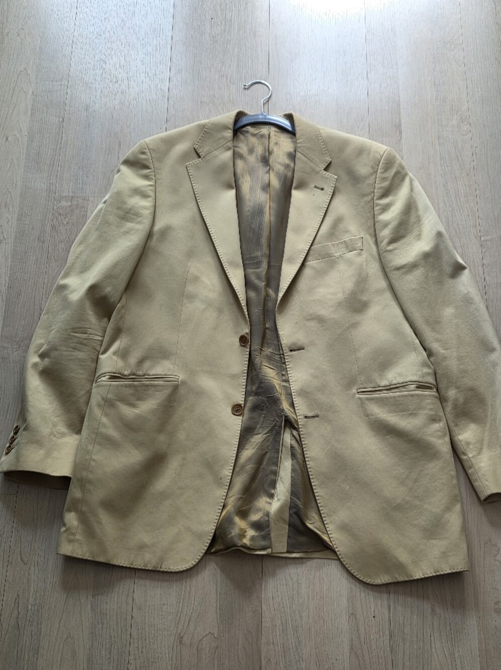 Men's Beige Sport Coat Blazer
